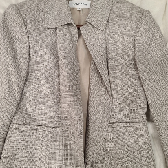(SOLD) Calvin Klein Blazer & Skirt Suit - Picture 5 of 7